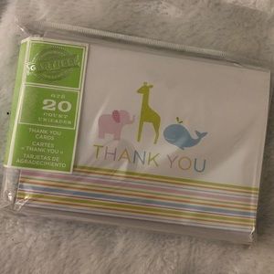 NWT gender neutral baby shower thank you cards